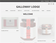 Tablet Screenshot of gallowaylodge.co.uk